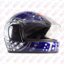 CASCO CERRADO INFANTIL UNI/AZUL