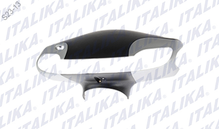 CUBIERTA FRONT MANUBRIO PLATA CS125
