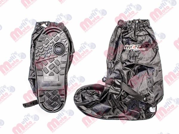 CUBRE-BOTAS IMPERMEABLES PVC P/MOTOCICLISTA IR-9601 TALLA L