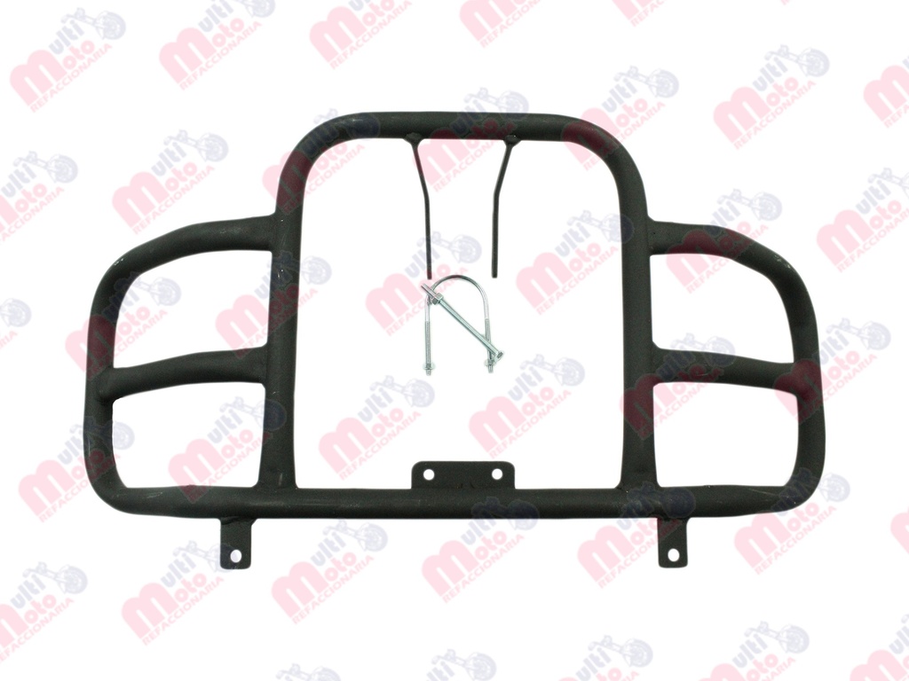 DEFENSA UNIVERSAL MOTO TRABAJO TUBO 1" CAL 16 NEGRO PORTA FAROS
