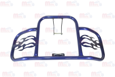 DEFENSA UNIVERSAL TIPO FLAMA TUBO 1" CAL. 16 AZUL CROMATIZ ADO