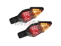 DIRECCIONAL BI-COLOR 12V 14 LED'S 4 CABLES LUZ AMARILLO Y ROJO