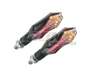 DIRECCIONAL BI-COLOR 12V 14 LED'S 4 CABLES LUZ AMARILLO/ROJO