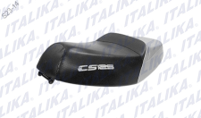 ASIENTO DOBLE BLACK+SILVER CS125