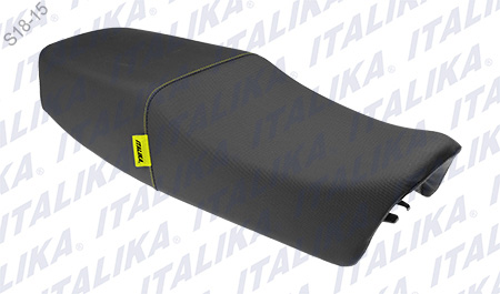 ASIENTO NEGRO COSTURA AMARILLO FT150S 2016