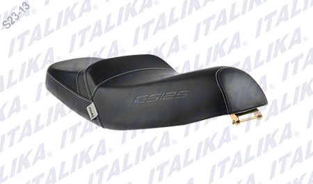 ASIENTO NEGRO COSTURA GRIS CS125