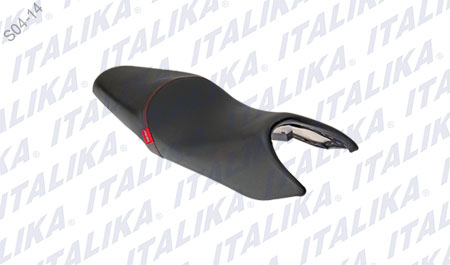 ASIENTO NEGRO COSTURAS ROJAS 250Z