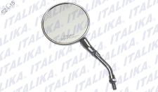 ESPEJO IZQ CROMADO CON LOGO Y LEYENDA VITALIA 125