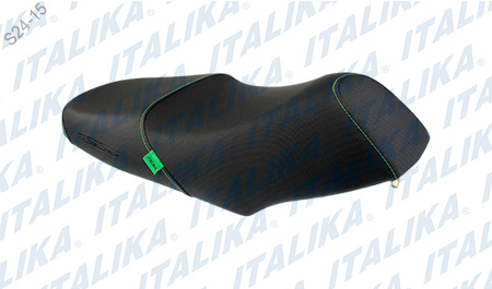 ASIENTO NEGRO ETIQUETA VERDE DS150LS