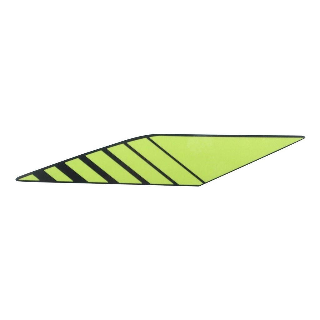ETIQUETA CUBIERTA FARO IZQ VERDE DM150 SPORT