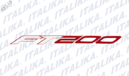 ETIQUETA FT200 CUBIERTAS TANQUE FT200