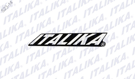 ETIQUETA ITALIKA CUBIERTA TANQUE COMB ATV250 C/REVERSA