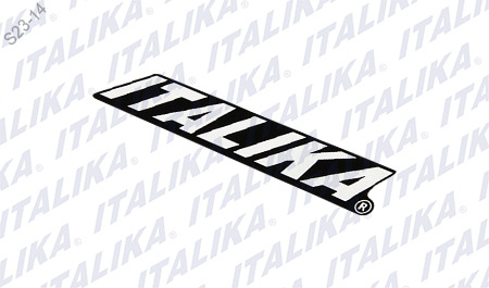 ETIQUETA ITALIKA PARRILLA FRONT ATV250 C/REVERSA