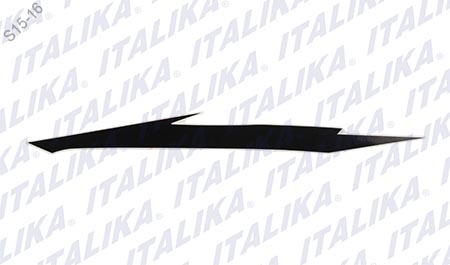 ETIQUETA IZQ SALPICADERA TRAS ATV180, ATV200