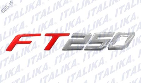 ETIQUETA TANQUE COMBUSTIBLE FT250 2016