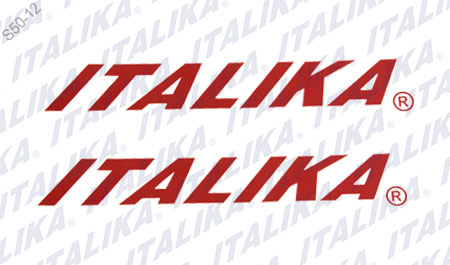 ETIQUETAS ITALIKA JUEGO DT125