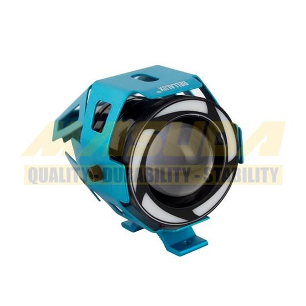 FARO AUXILIARHYPERLEDS LUPAP/MOTOC/OJODIABLOROJOYANGEL5-COLORES IR-U7C 12-80V 18W 6000K 2000LM AZUL