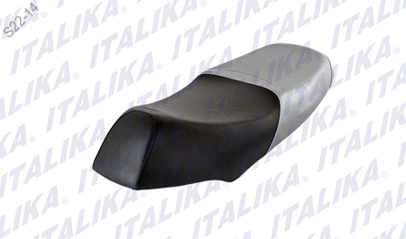ASIENTO PLATA Y BORDES NEGRO DS150