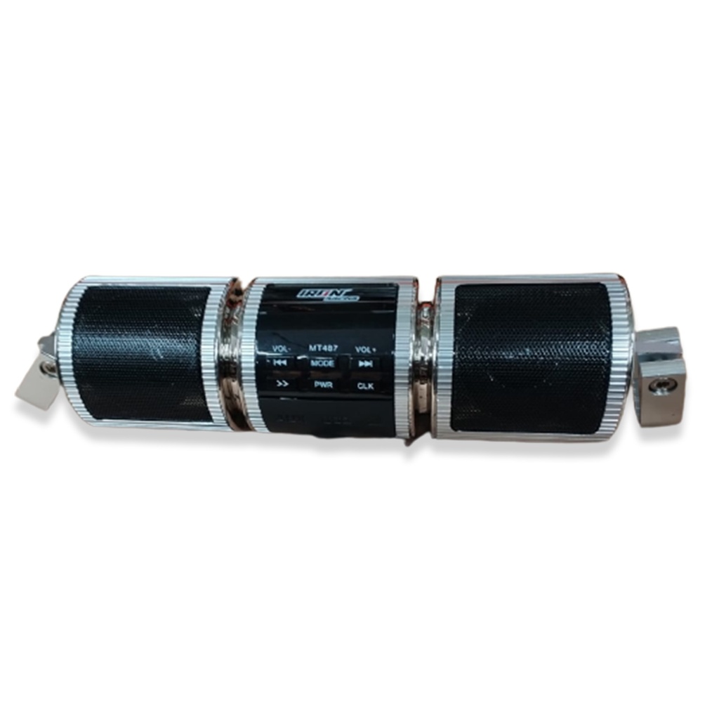 AUDIO FM C/ALARMA/BLUETOOTH/USB/TF/AISLAMIENTO ACUATICO PARA MOTOCICLISTA MSD-909 AZUL