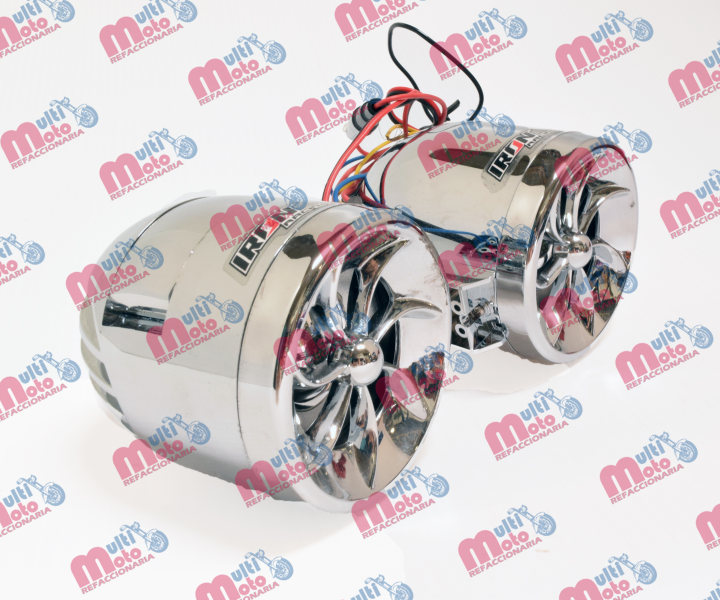 AUDIO FM C/ALARMA/LEDS/USB/TF/AISLAMIENTO ACUATICO PARA MOTOCICLISTA MSD-800 PLATA