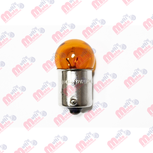 FOCO 12V 10W COLOR AMBAR BAJAJ PLA100 ES, DIS125 disc, DIS125 5G, DIS125 M