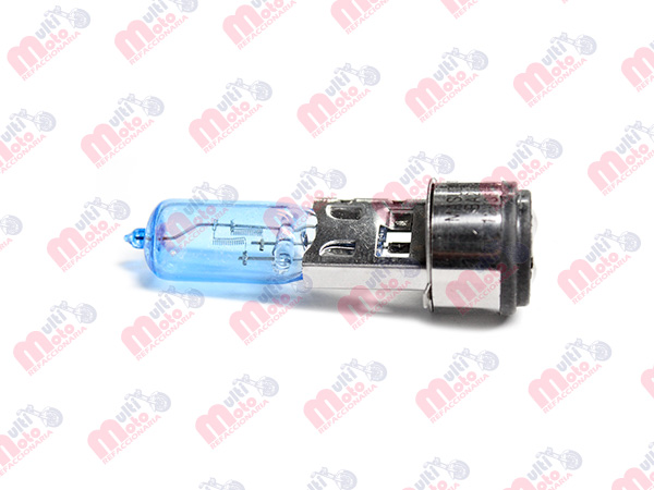 FOCO FARO DELANTERO ALTA INTENSIDAD AZUL COMPLETO BA20D P/CBS 12V 35/35W