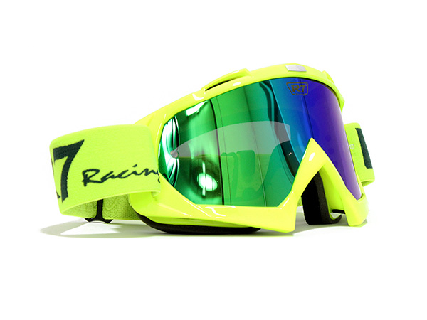 GOGGLE R7 RACING YH-16 AMARILLO NEON MICA VERDE