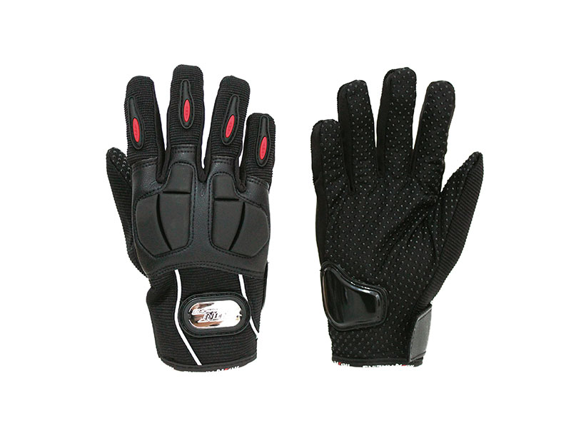 GUANTE P/ MOTOCICLISTA IRON RACING PILOTO NEGRO TALLA L