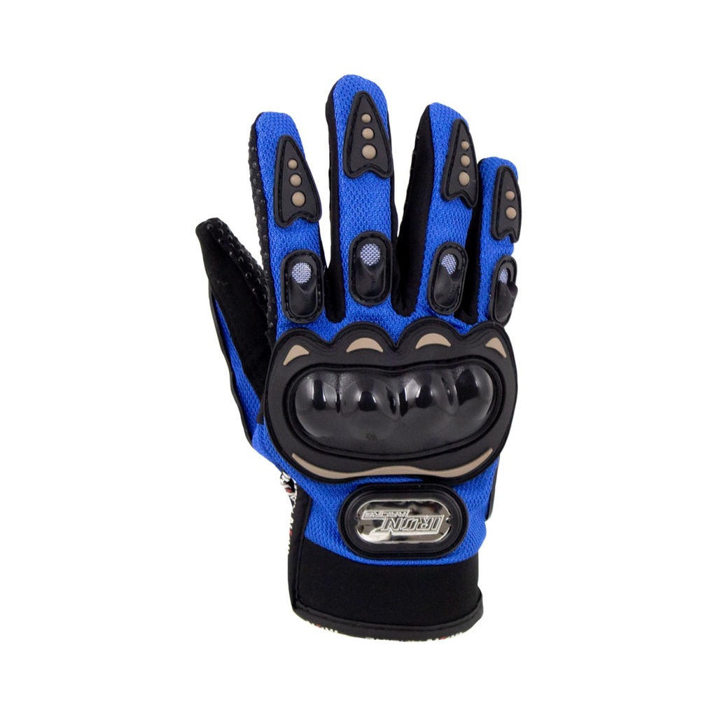 GUANTE P/ MOTOCICLISTA IRON RACING STREET AZUL TALLA XXL