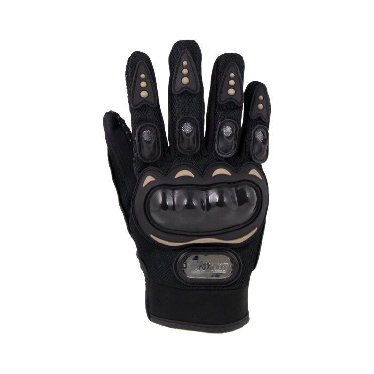 GUANTE P/ MOTOCICLISTA IRON RACING STREET NEGRO TALLA M