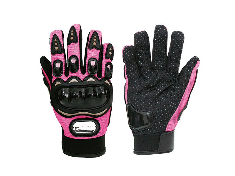 GUANTE P/ MOTOCICLISTA IRON RACING STREET ROSA TALLA M