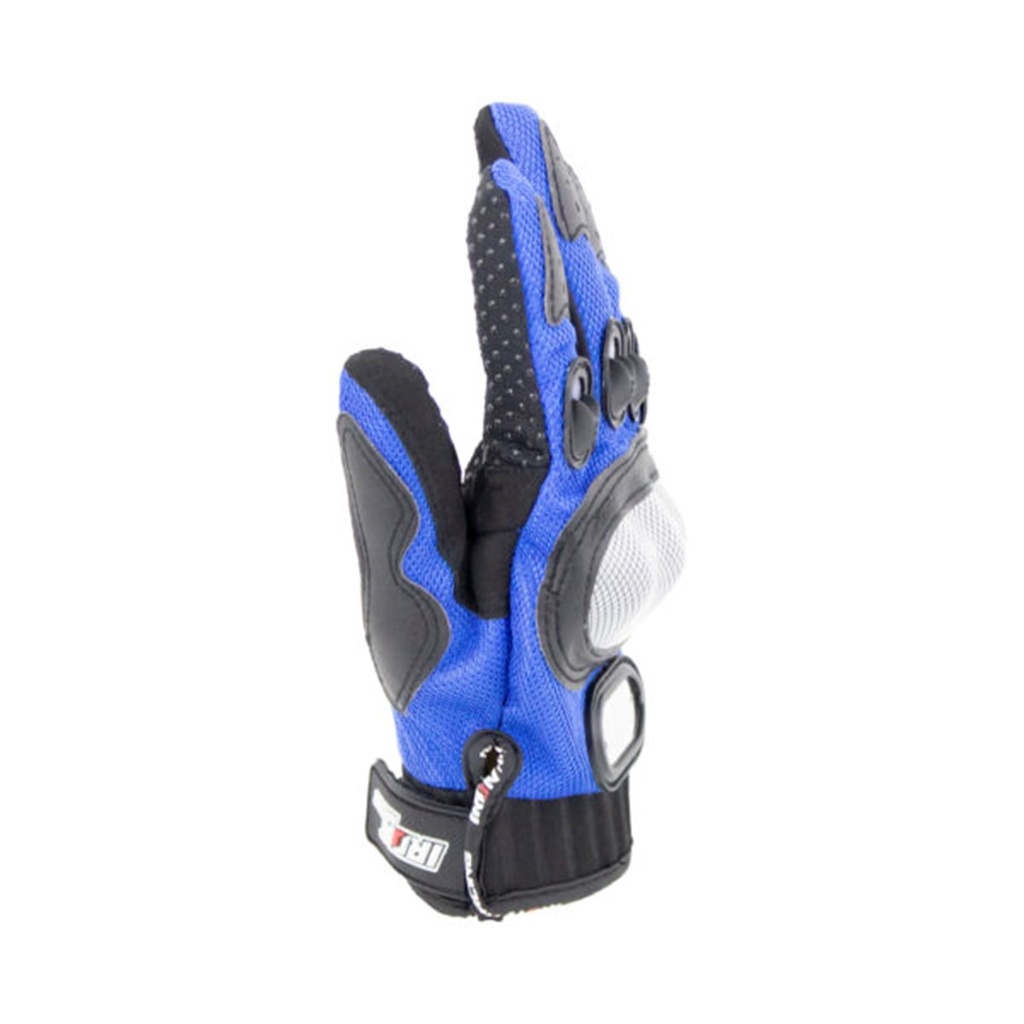 GUANTE P/MOTOCICLISTA IRON RACING COMANDANTE AZUL TALLA M