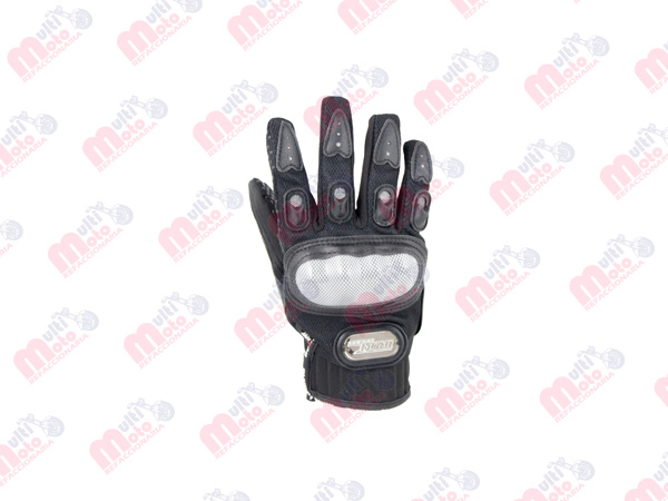 GUANTE P/MOTOCICLISTA IRON RACING COMANDANTE NEGRO TALLA XL