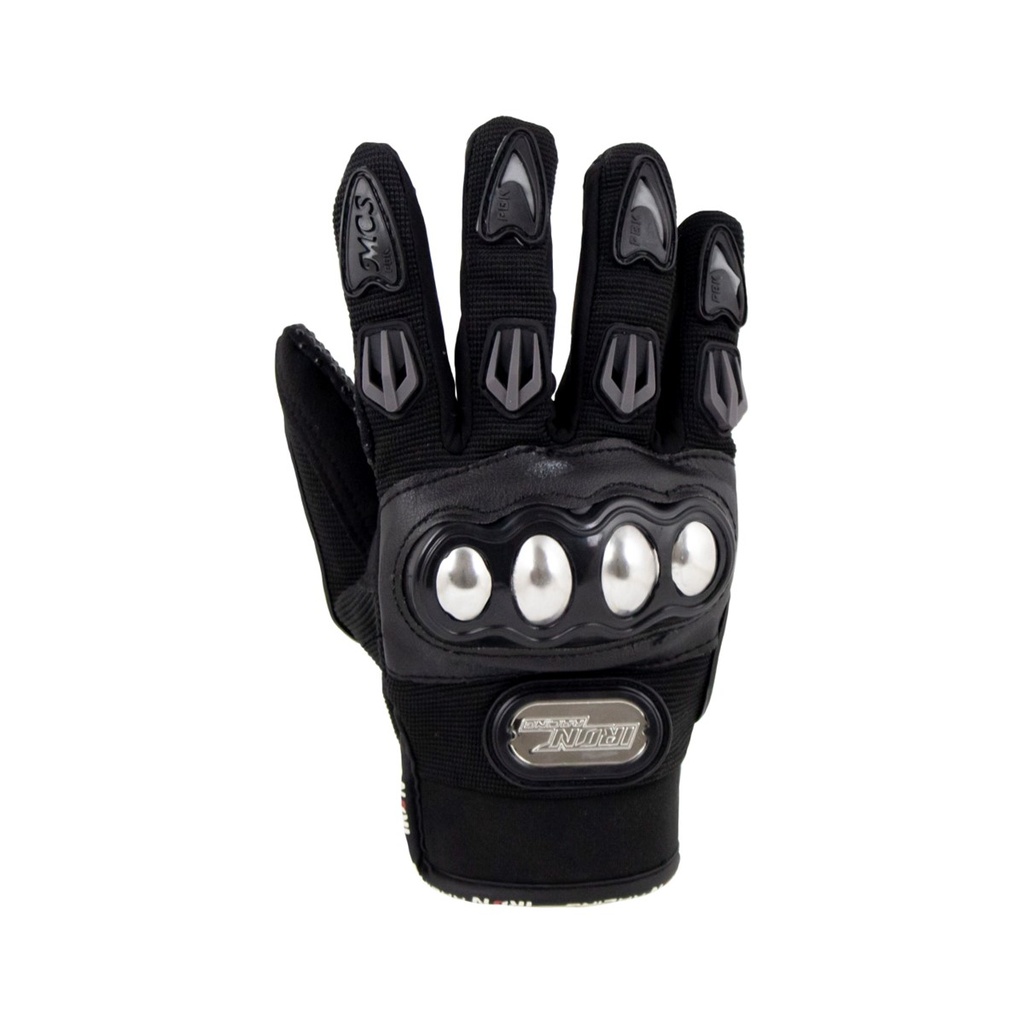 GUANTE P/MOTOCICLISTA IRON RACING HERO NEGRO TALLA L