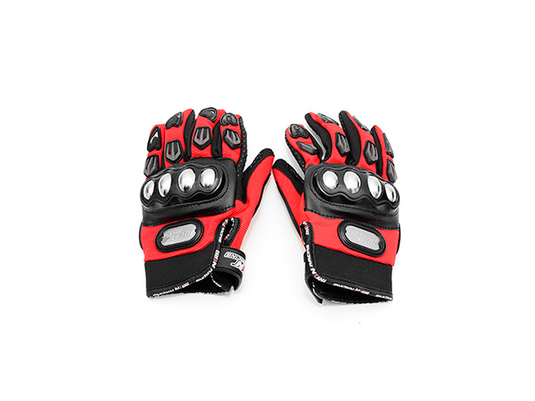 GUANTE P/MOTOCICLISTA IRON RACING HERO ROJO TALLA M