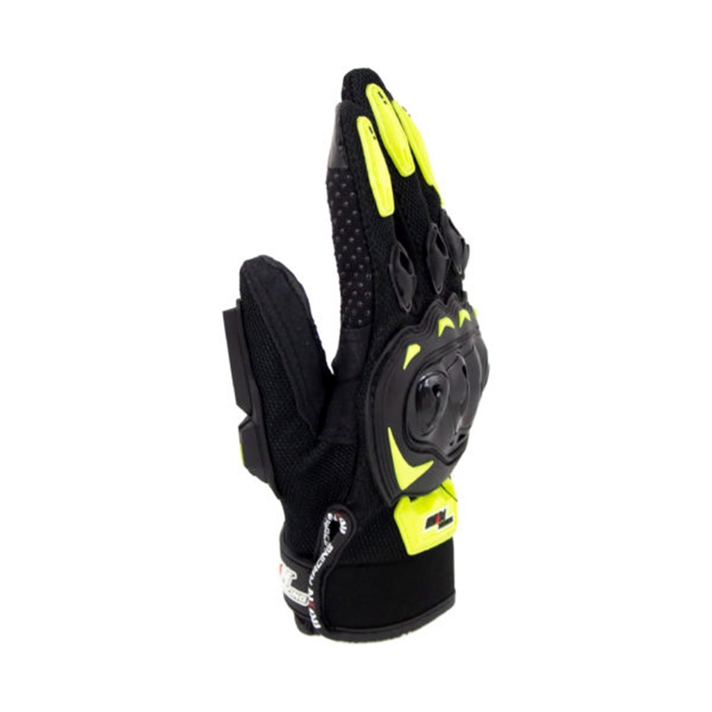 GUANTE P/MOTOCICLISTA IRON RACING SPEED NEON-VERDE TALLA M