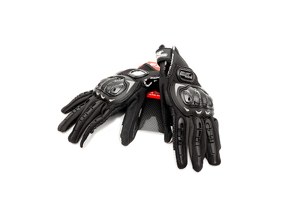 GUANTE P/MOTOCICLISTA IRON RACING TACTIL TOUCH PHOENIX NEGRO TALLA L