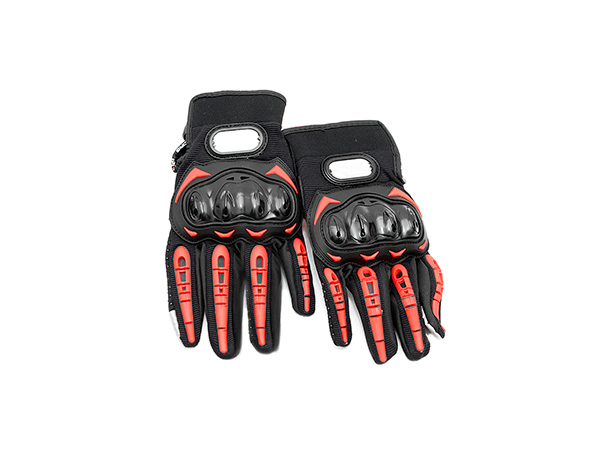 GUANTE P/MOTOCICLISTA IRON RACING TACTIL TOUCH PHOENIX ROJO TALLA L