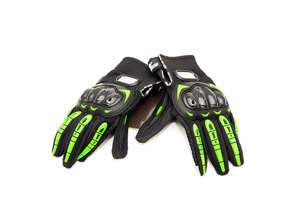 GUANTE P/MOTOCICLISTA IRON RACING TACTIL TOUCH PHOENIX VERDE TALLA XL
