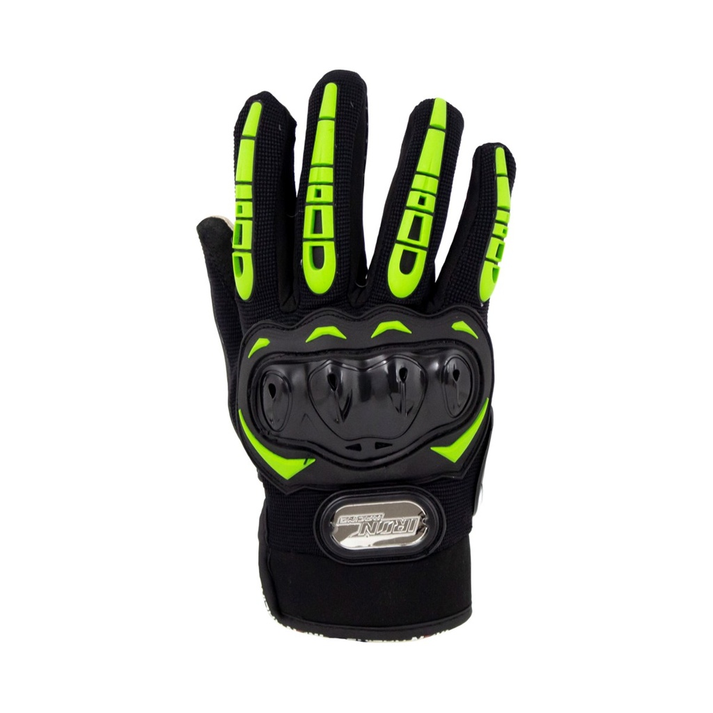 GUANTE P/MOTOCICLISTA IRON RACING TACTIL TOUCH PHOENIX VERDE TALLA XXL