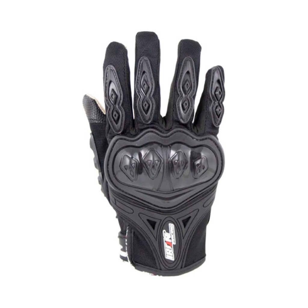GUANTE P/MOTOCLISTA IRON TACTIL NAVEGADOR NEGRO L