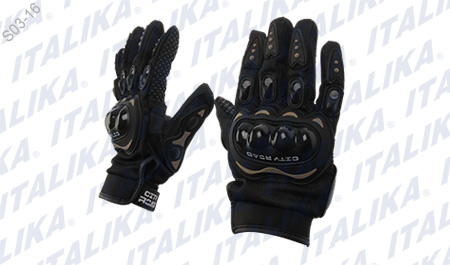GUANTES CITY ROAD CON PROTECCION NEG L ACCESORIOS 2016