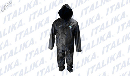 IMPERMEABLE ITALIKA NEGRO XL 2015