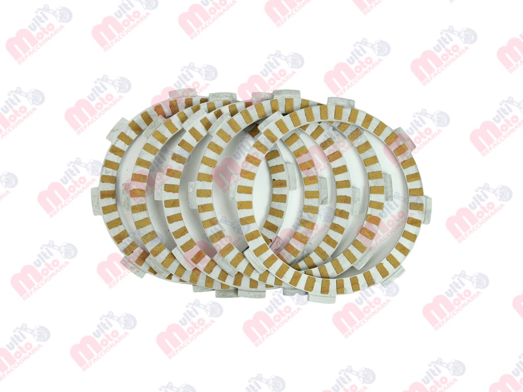 JGO DE DISCOS DE EMBRAGUE BAJAJ V15, V15&amp;V12 COM