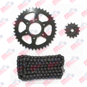 JGO DE SPROCKET Y CADENA P200 BAJAJ NS 200, AS 200