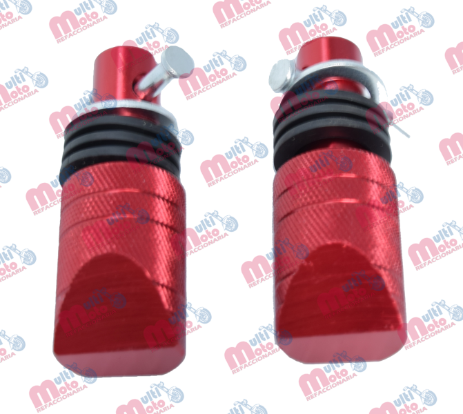 JGO POSAPIE UNIVERSAL METAL ROJO  ACCESORIOS 2017