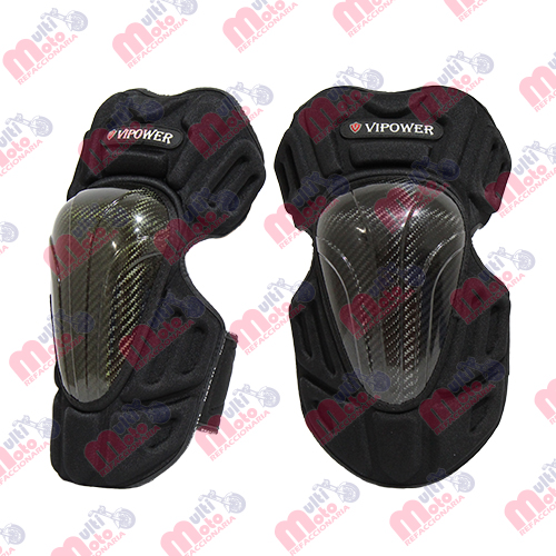 JUEGO DE RODILLERA (FIBRA DE CARBORNO)