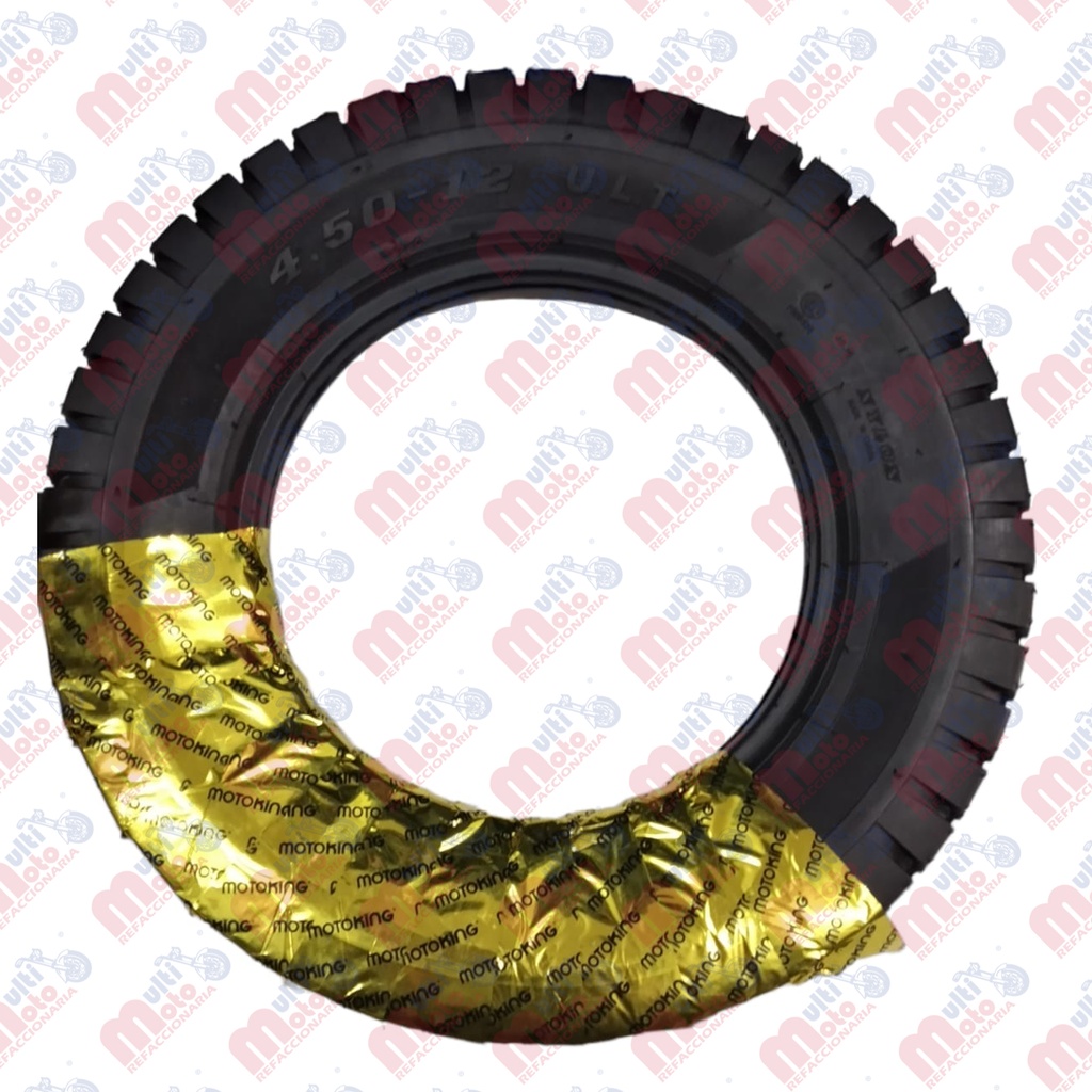 LLANTA MASUDA 4.50-12 TT 6PR D004 MOTOCARRO/MOTOTAXI