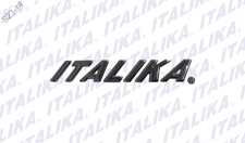 LOGO ITALIKA NEGRO 22X3CM ACCESORIOS