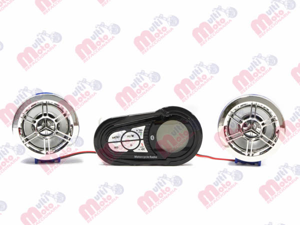 MP3 BLUETOOTH CON BOCINAS AZUL/PLATA/USB/SD